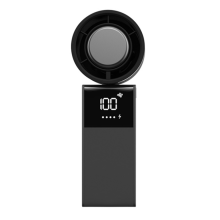Ventilateur portable pliable à turbine USB 199 vitesses avec affichage numérique