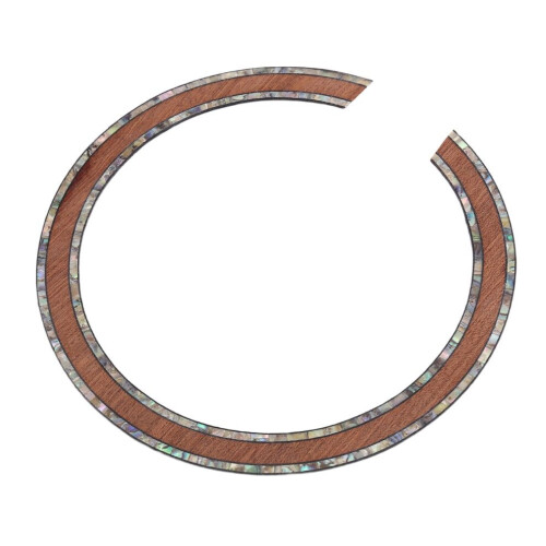 Innerdiameter 110 mm färgglatt skalträ gitarrmunstycke 2