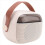 Kinderkaraokemachine met Bluetooth-luidspreker en microfoons, crèmekleurig wit 2