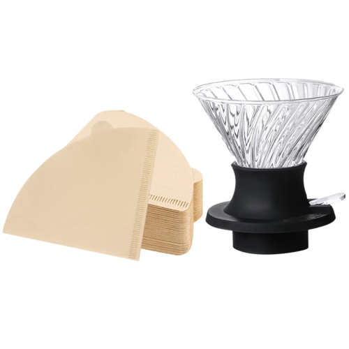 Drip Filter with on/Off Switch Silicone Glass Filter