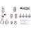 28Pcs Airbrush Adapter Set,Airbrush Quick Release Disconnect Couplers 4