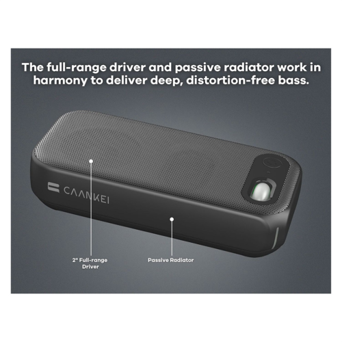 CAANKEI USB-C Speaker, 2- Way Compact Stereo Speaker, Call Controls 2