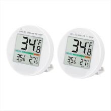 Termómetro digital pequeño para refrigerador (2 unidades, resistente al agua IP65)