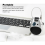 Telescopic Coded Lock Cartoon Cow Lock with Retractable Steel Cable 2