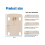 3 Piece Guitar Neck Pad,Made of Solid Maple,Neck Pad for Bolt-on Neck 4