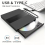 Lettore CD/DVD esterno USB 3.0 Type-C per PC, laptop e desktop 2