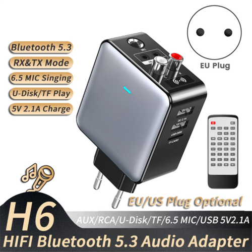 Bluetooth 5.3 Audio-Sender/Empfänger – EU-Stecker 1