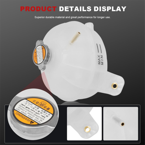 Engine Coolant Reservoir Tank with Cap for 2