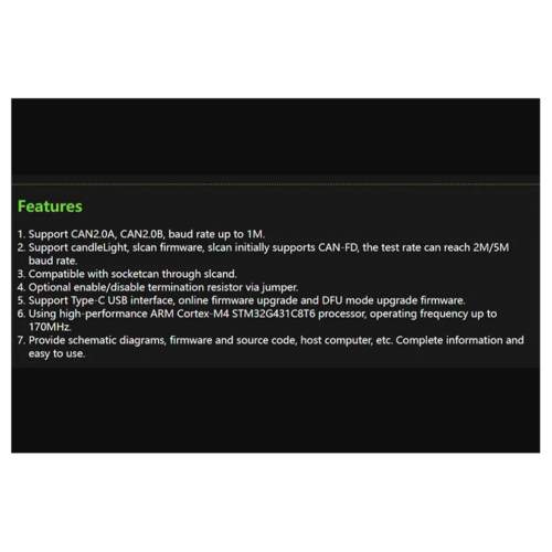 CANable V2.0 Pro CANbus-sändtagare USB till protokolladapter 2