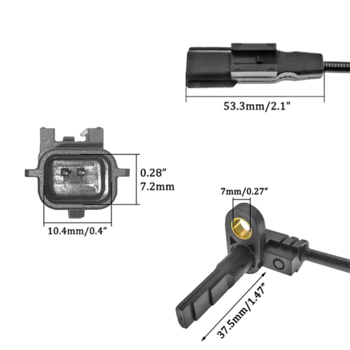 2 PCS 479109155R Front ABS Speed Sensor for Fluence 2