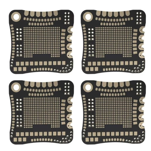 4 st PCB-svetsövningskort Metall-PCB-kort för lödövning