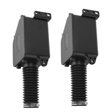 2 stuks nieuwe ATV-luchtfilterbox, inlaatfilter met bocht voor GY6 150cc
