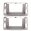 2X DVD Stereo Frame Plate Adapter Mounting Dash Installation 1