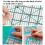 Set di 4 righelli per quilting, righelli e modelli per quilting 4