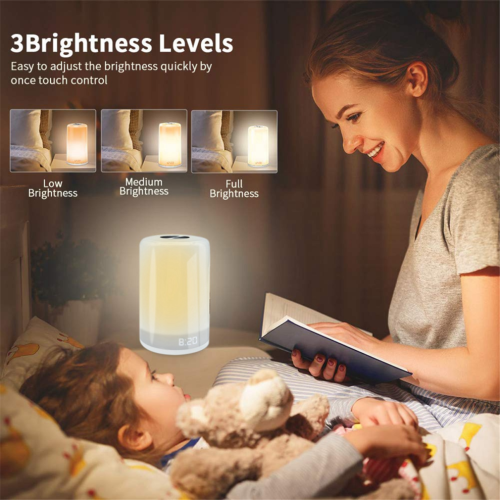 Sunrise Simulation Alarms Clock LED Wake Up Light 2