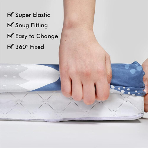 Fitted sheet for children's bed, stroller cover, soft crib sheet (2pcs) 2