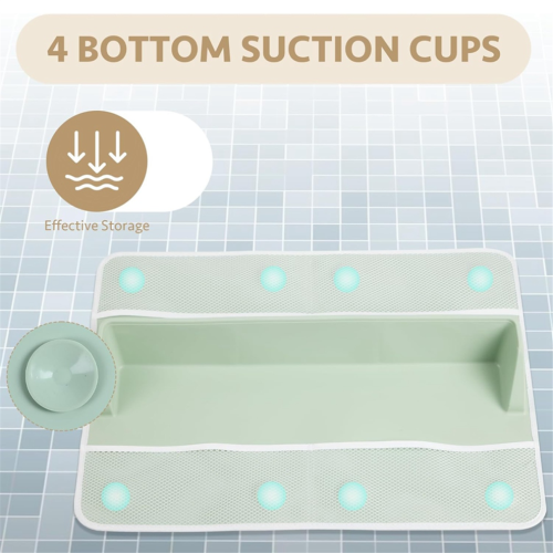 Children'S Bathtub Splash Guard with Toy Storage 2