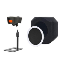 Microphone Windshield Sound Isolation Shield Foam Microphone Cover,A