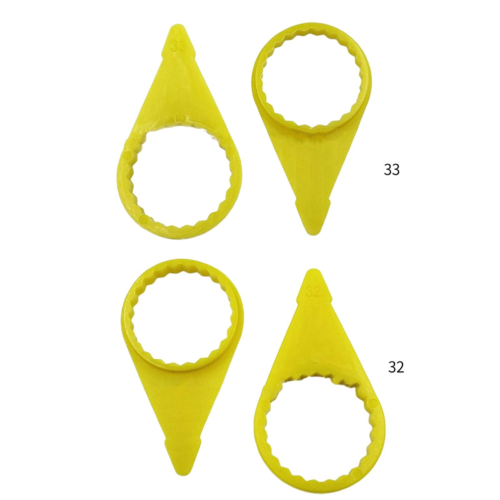 200 pezzi Indicatore per dadi ruota da 32 mm e 33 mm 1
