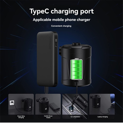 Ηλεκτρική αντλία αέρα φόρτισης USB, αντλία φουσκώματος, αν 2