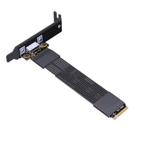 OCuLink Graphics Card External Extension Cable W/ Half-Height Baffle