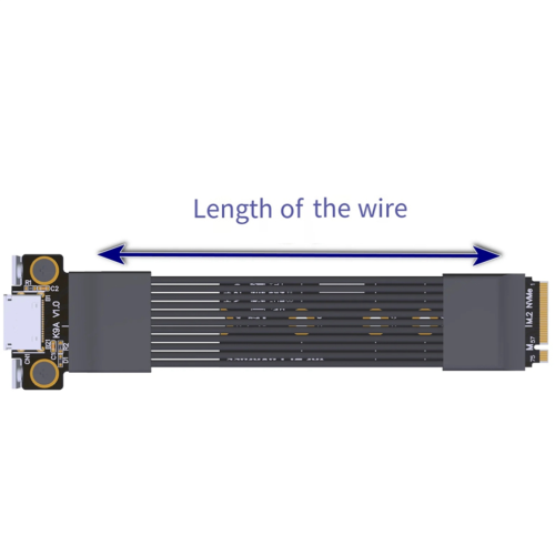 OCuLink Graphics Card External Extension Cable W/ Half-Height Baffle 1