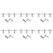 Set van 4 stemsleutels voor drums met continu bewegende percussieonderdelen
