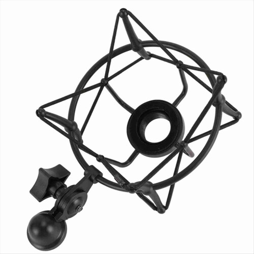 Remplacement du clip de suspension antichoc pour microphone avec écrou de conversion 5/8 vers 3/8 B 1