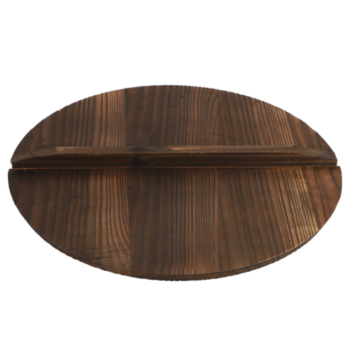Multifunktionaler Topfdeckel aus Holz mit Griff, 40 cm 1