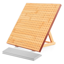 11.4 inch Crochet Blocking Board with 20 Pins/Pegs, Blocking Board