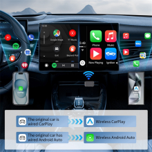 Mini CarPlay Adapter 2 in 1 Kabelloser CarPlay Android Auto Adapter