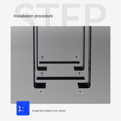 Under Desk PC Mount Bracket for Computer Case Mainframe Hanger Black 1