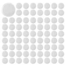 100Pcs 21mm Plastic Coin Capsules Box Storage Clear Round
