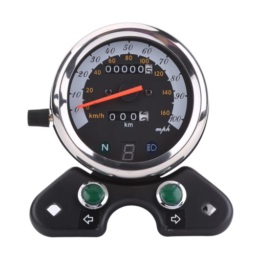 Motorcycle Speedometer Speedometer Meter Universal 2