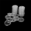 100Pcs 21mm Plastic Coin Capsules Box Storage Clear Round 4