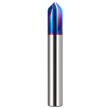 3-Edge Carbide Straight Groove Chamfering Cutter