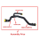 8K0121055N Engine Lower Coolant Hose Pipe for A4 S4 B8 A5 S5 2