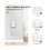For Nest WiFi Pro Wall Mounting Bracket Wall Storage, 2 PCS 1