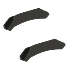 2 pezzi Spoiler anteriore universale per paraurti auto, splitter/spoiler in ABS