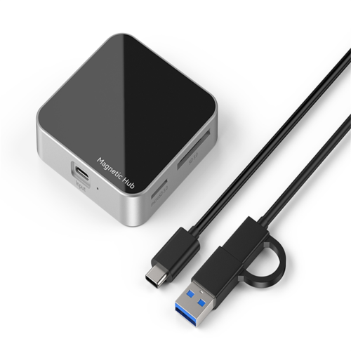 Hub USB-C 7 in 1 con docking station magnetica PD100W 2