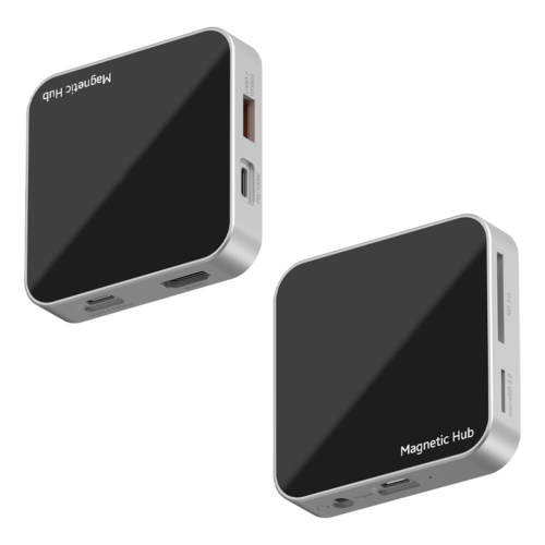 Hub USB-C 7 in 1 con docking station magnetica PD100W 1