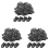 1000 Pcs 1/4 Inch Black Nylon R-Type Cable Clips for Mounting 1