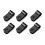 1000 Pcs 1/4 Inch Black Nylon R-Type Cable Clips for Mounting 4
