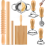 9 Pcs Pasta Making Tools Kit - Gnocchi Board 1