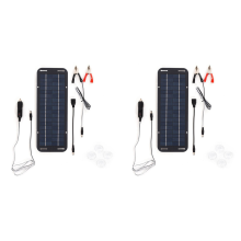 Caricabatterie/mantenitore di carica portatile a pannello solare da 12V 30W per auto e barche.