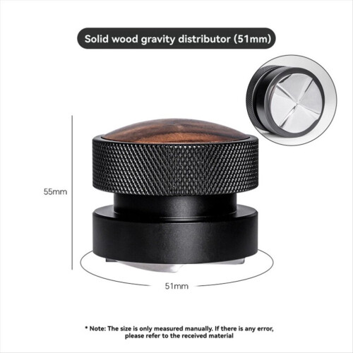 Coffee Tamper Stainless Steel Adjustable Depth Calibrated 51mm 2