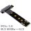 Câble adaptateur SSD M.2 NVMe vers U.2 de 10 cm 2