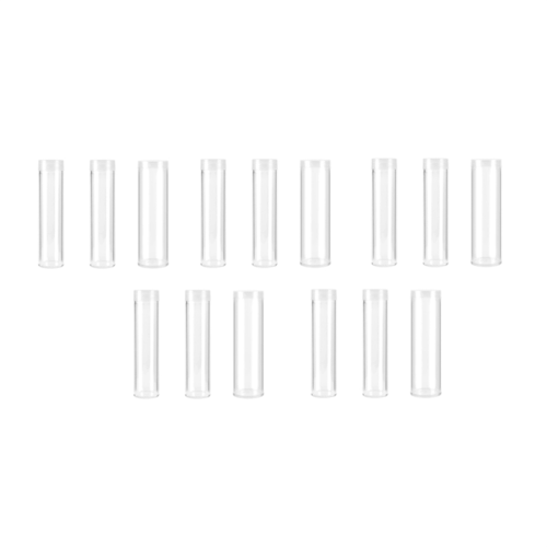 30Pieces Coin Tubes Assorted Sizes Coin Storage Tubes 1