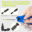 10 Pairs Solar Connector, 20Pcs Solar Panel Cable Connectors Adapter 4
