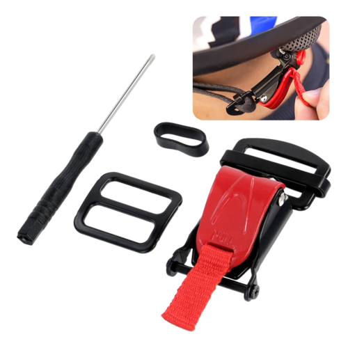 Helmet Quick Release Buckle Replacement Kit, Ratcheted Helmets red 1